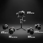 ZHIYUN Weebill 2 Combo, 3-Axis Stabilisateur Gimbal portatif pour DSLR Appareils photo sans miroir pour Sony Nikon Canon Panasonic Lumix BMPPC 6K, pliable 2.88” écran tactile couleur complète, PD Charge rapide