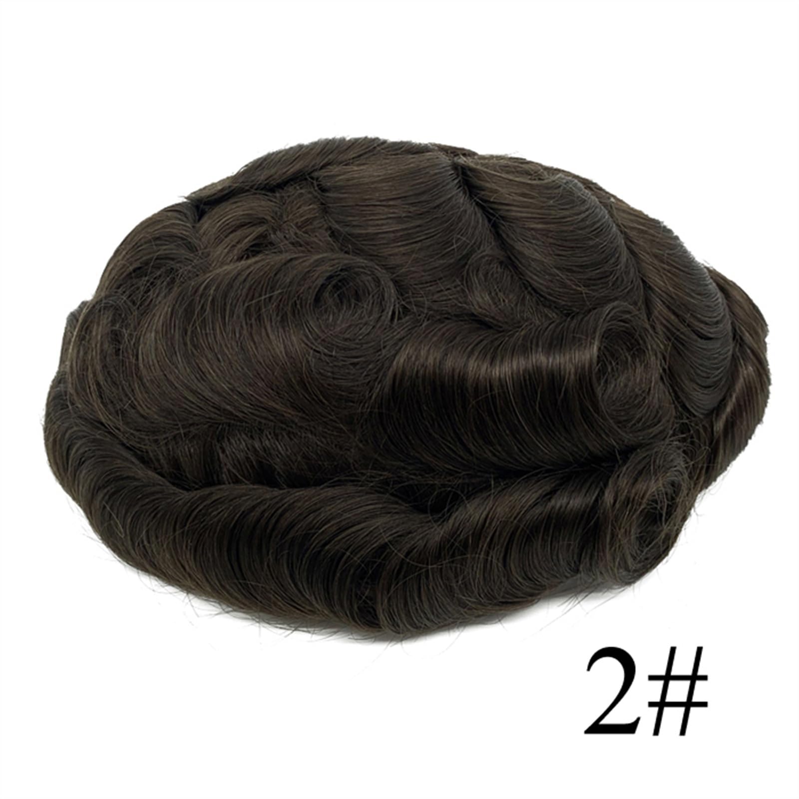 Toupet Hair Proteza włosów dla mężczyzn, 0,08 mm, cienka skóra poliuretanowa podstawa dla mężczyzn, podwójne wiązanie, 8 × 10", 6" systemy wymiany peruk średniej gęstości