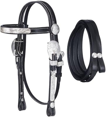 King Series McCoy Mini BB Headstall w.Reins Black