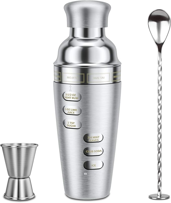 Cocktail Set Cocktail Shaker, 700ml Edelstahl Cocktailshaker, Cocktail