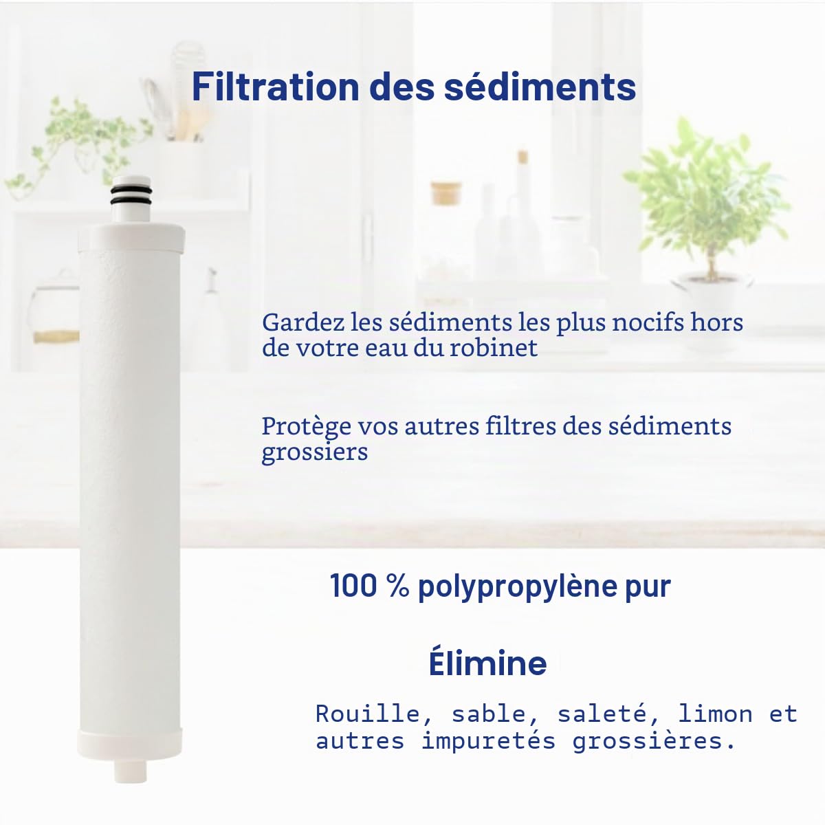 Culligan Kit pré-filtre de rechange avec membrane pour système d'osmose inverse AC 30