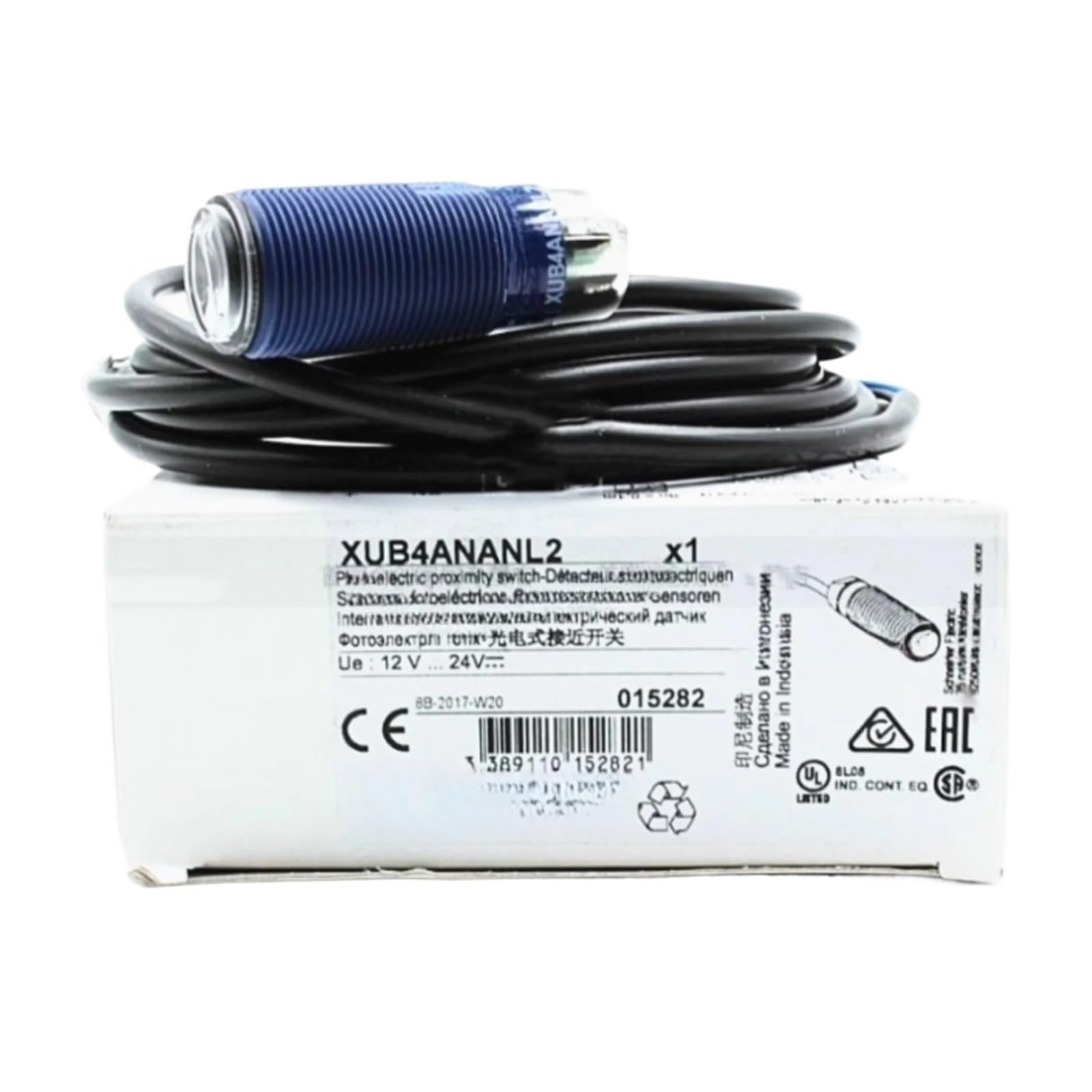 Tpkmvgap One Color Photoelectric Switch Xub4ananl2 M18 Cylindrical Photoelectric Sensor