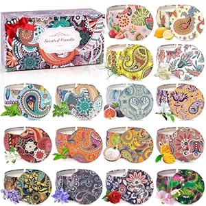 Tenuiskft 16 Stück Duftkerzen Geschenkset