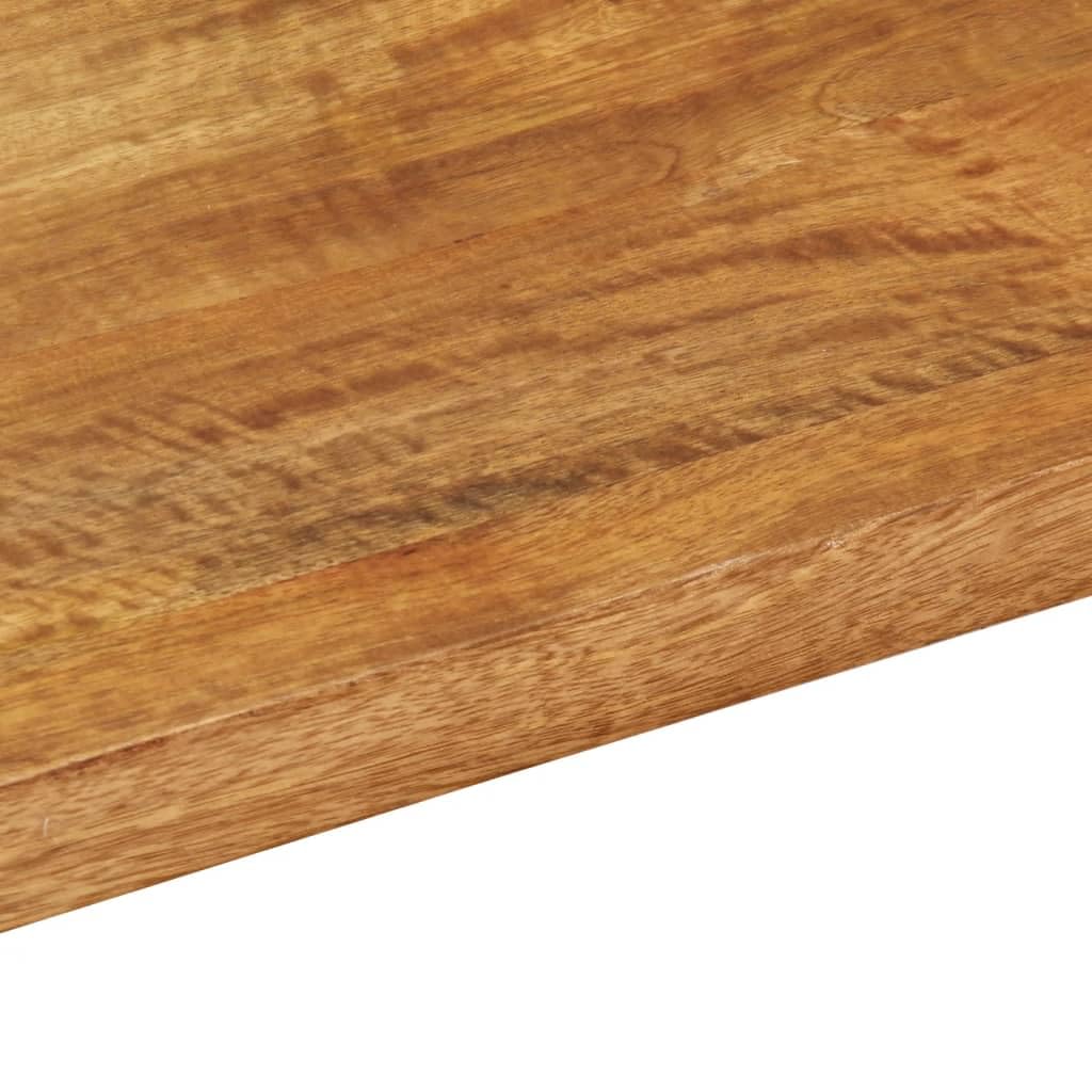 Dessus de table 80x80x3,8 cm carré bois massif manguier