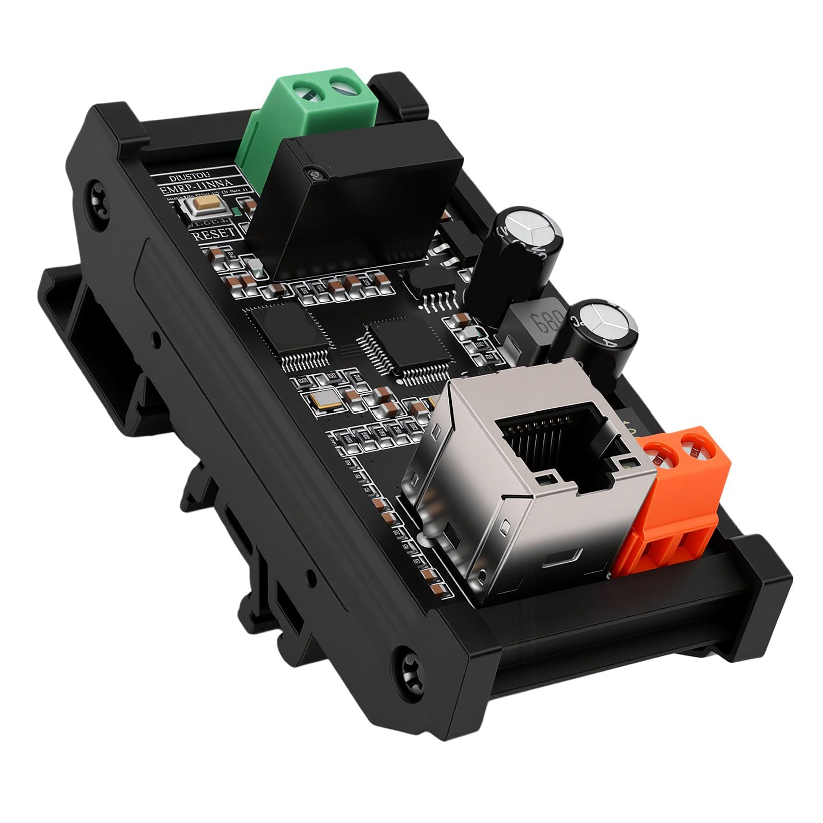 Módulo de relé Ethernet Industrial Relé Temporizador Multimodo Compacto para de Automatización Industrial, Material PCB, 1 Canal