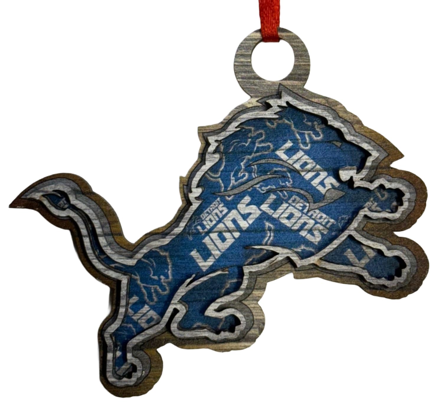 Aplique decorativo de Detroit Lions para salas de juegos y zonas de ocio