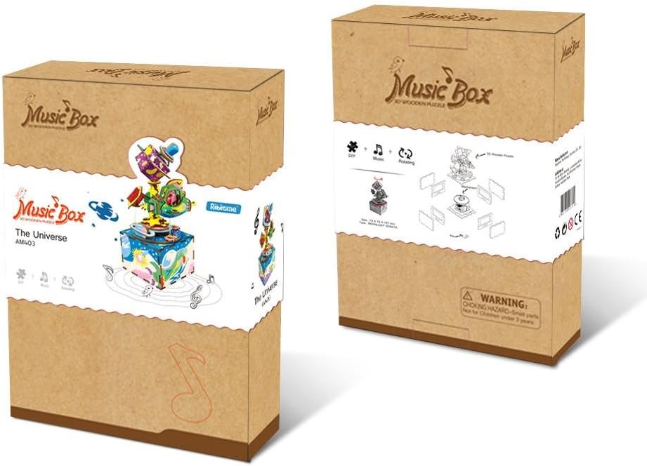 Robotime AM403 Music Box packaging