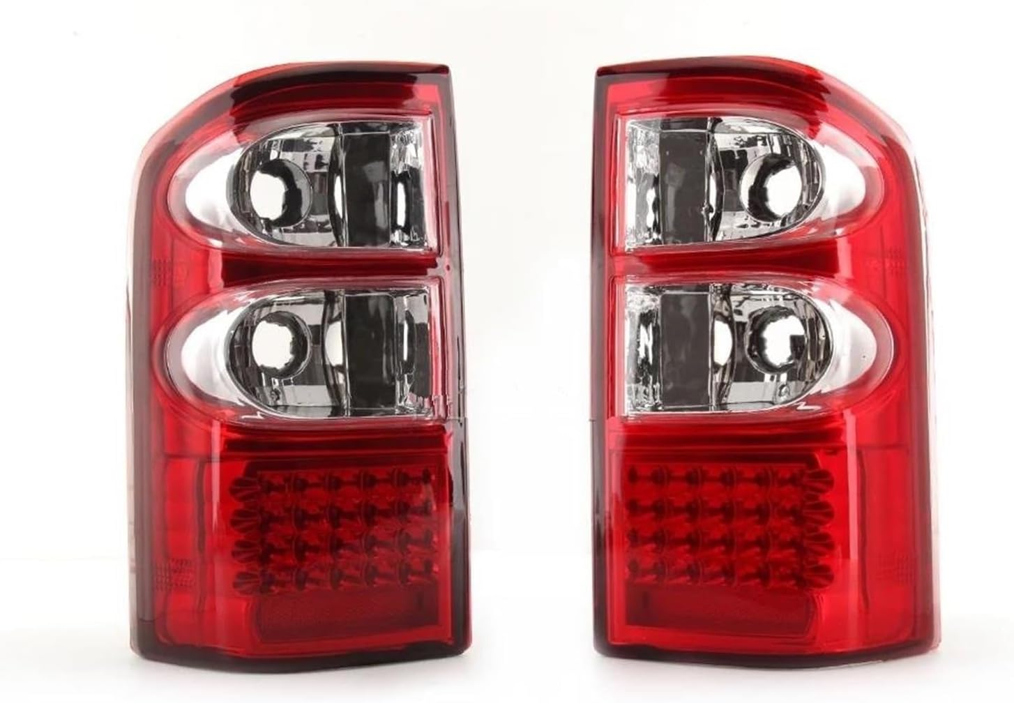 Car Turn Signal Tail Light Car Accessories LED Rear Tail Light For Nissan For Patrol Y61 1997 1998 1999 2000 2001 2002 2003 2004 Stop Brake Lamp Fog Lamp(Red)