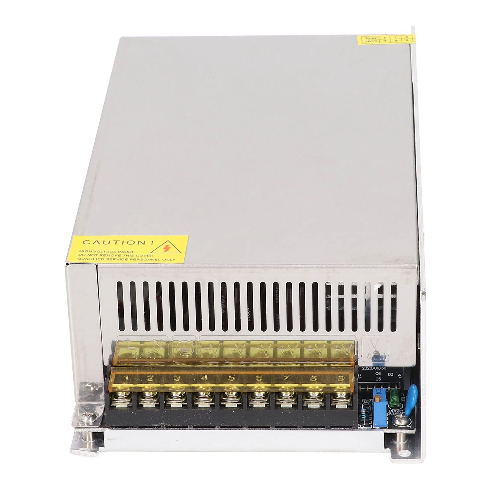 Jeanoko Alimentatore Switching a Tensione Costante 25A Trasformatore CA-CC Ad Alta Efficienza per Applicazioni Interne Lega di Alluminio 1200W