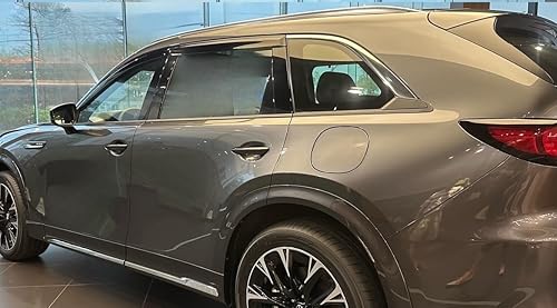 Miniatura 4 de Protectores de lluvia con cinta adhesiva para Mazda CX-90 y CX-70, deflectores de visera lateral Turbo S Select Preferred Plus Premium CX90 CX70 2025