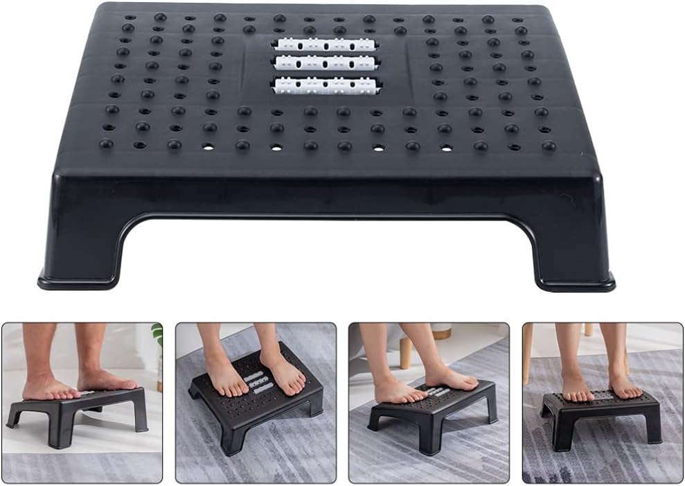 Step Stool Portable Bed Stool Small Step Ladder for Kitchen Bathroom Foot Rest Stool Under Desk Support Stool