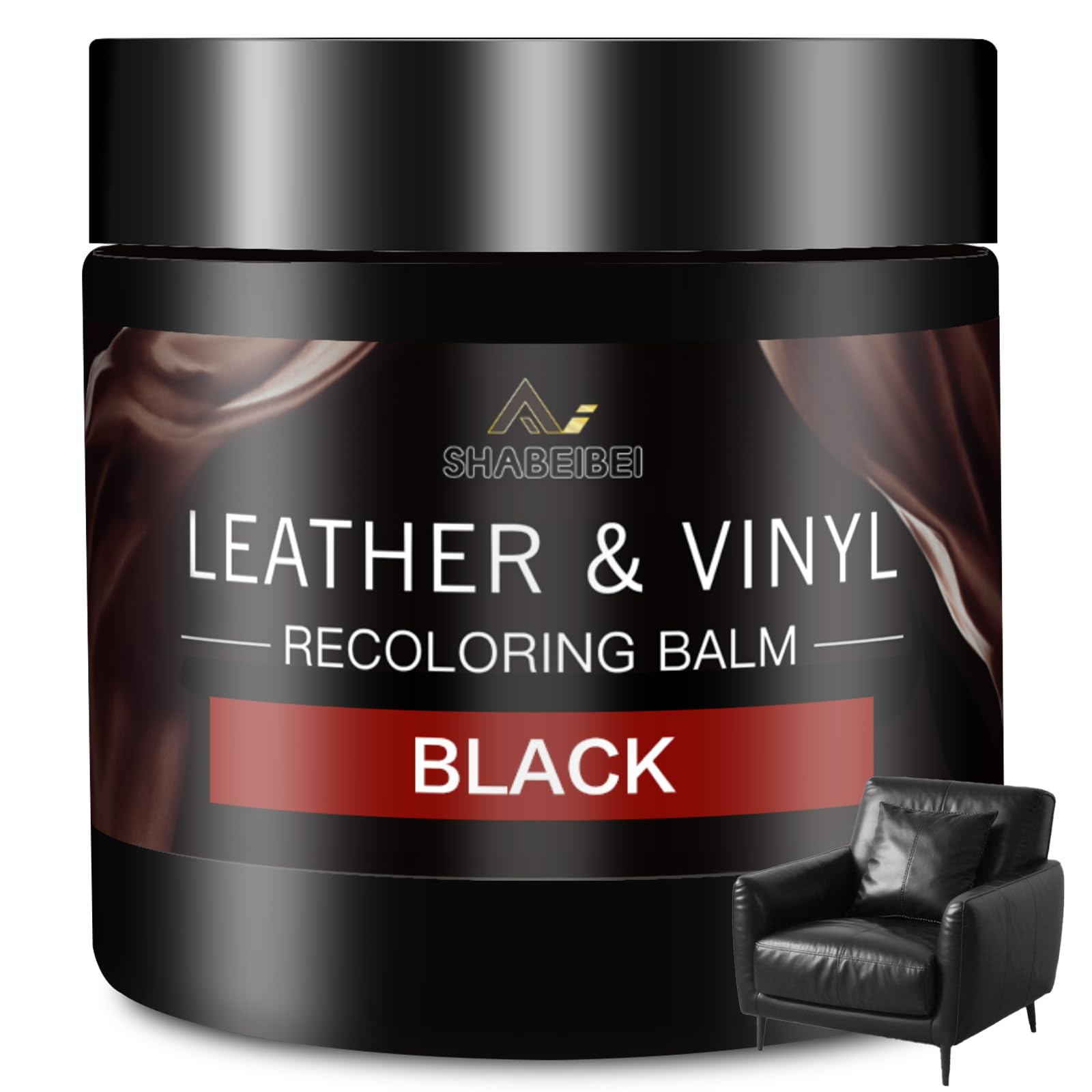 Leather Recoloring Balm and Leather Repair Kit for Furniture, Black Leather Restorer for Couches, Furniture, Car Seats, Leather Paint & Stain for Sofa, Chairs, Bags, and More-picture-28