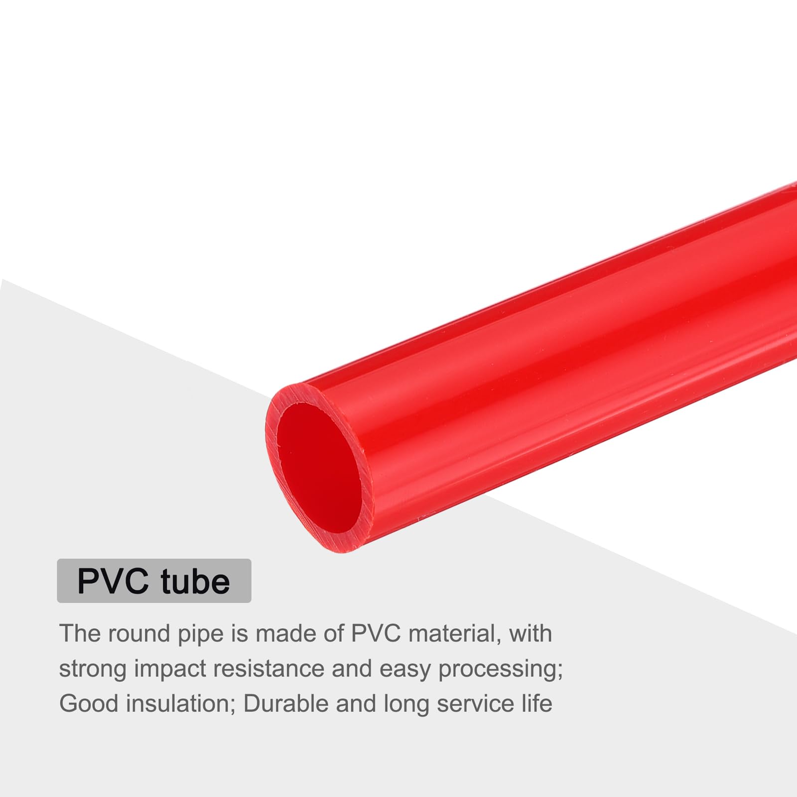 Orange PVC Water Pipe 16mm ID 20mm OD MECCANIXITY PVC Rigid Tube 16mm orange-pvc-water-pipe-16mm-id-20mm-od-meccanixity-pvc-rigid-tube-16mm