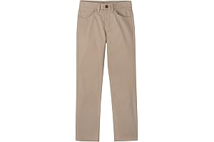 Boys' Classic Fit Flat-Front Khakis
