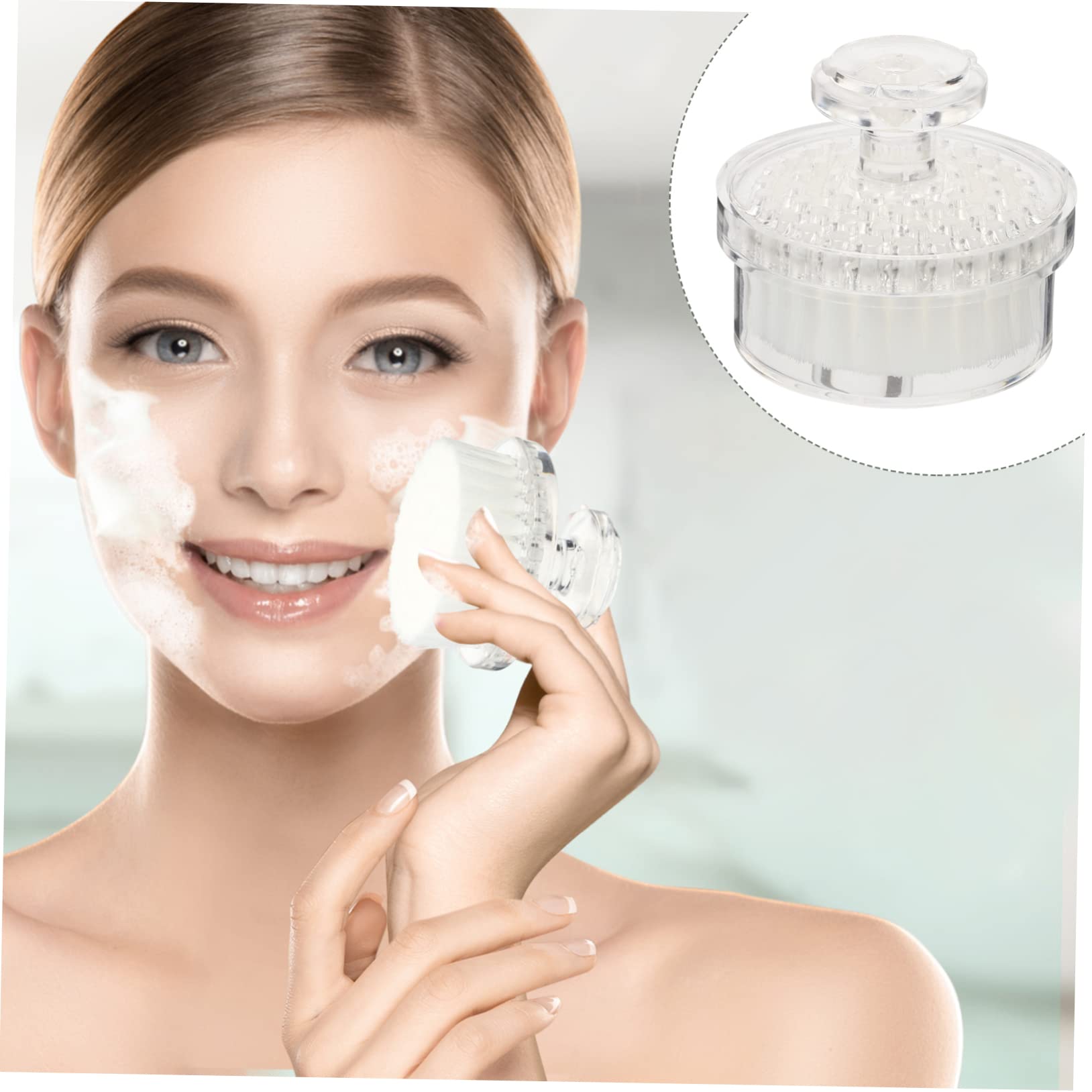 SAFIGLE Facial Cleansing Manual Brush Multi Functional Exfoliating Face Brush for Gentle Skin Care Compact Design for Blackhead Removal and Relaxation for Daily Use