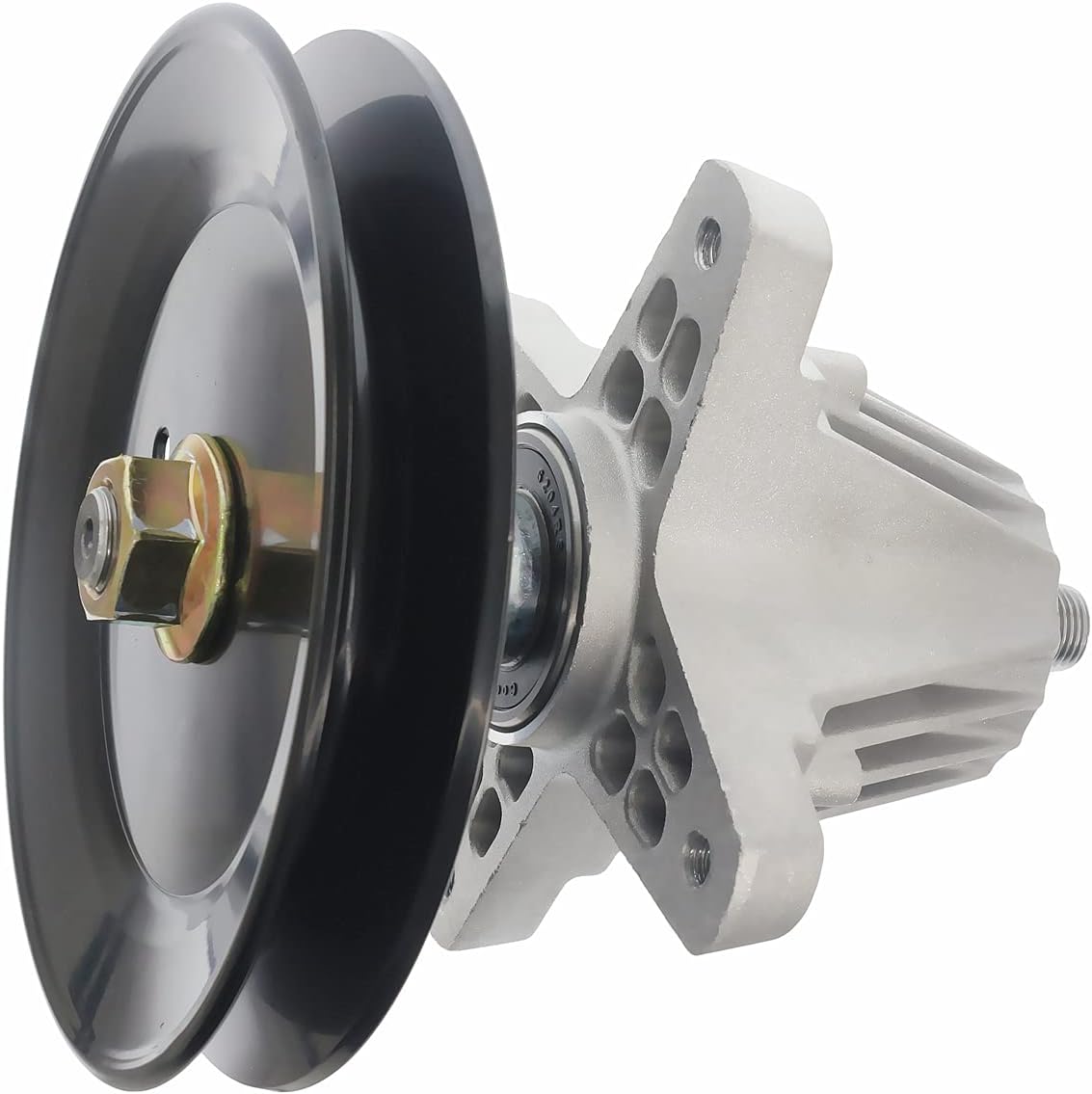 Spindle Assembly for MTD Cub Cadet Troy Bilt Riding Mower 918-04822A 918-04822B 918-04822 618-04822 30-8001 ZT2 RZT Engines with Nut Bolts Pulley