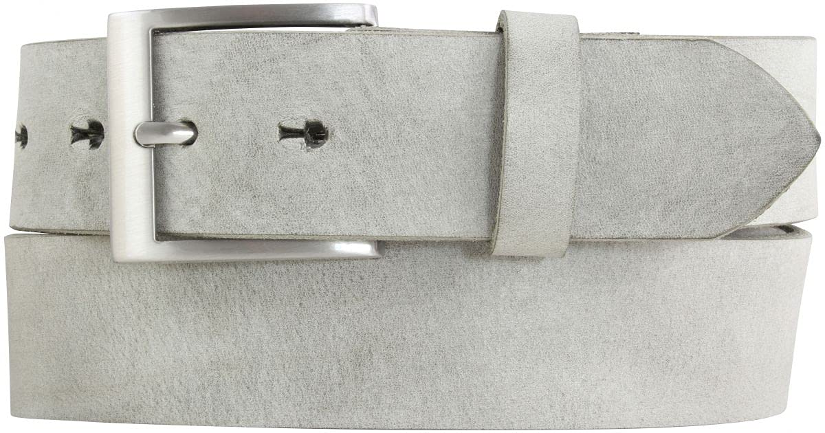 BELTINGER Herren-Gürtel aus weichem Vollrindleder Vintage-Look 4 cm | Jeans-Gürtel für Herren 40mm | Ledergürtel Used-Look