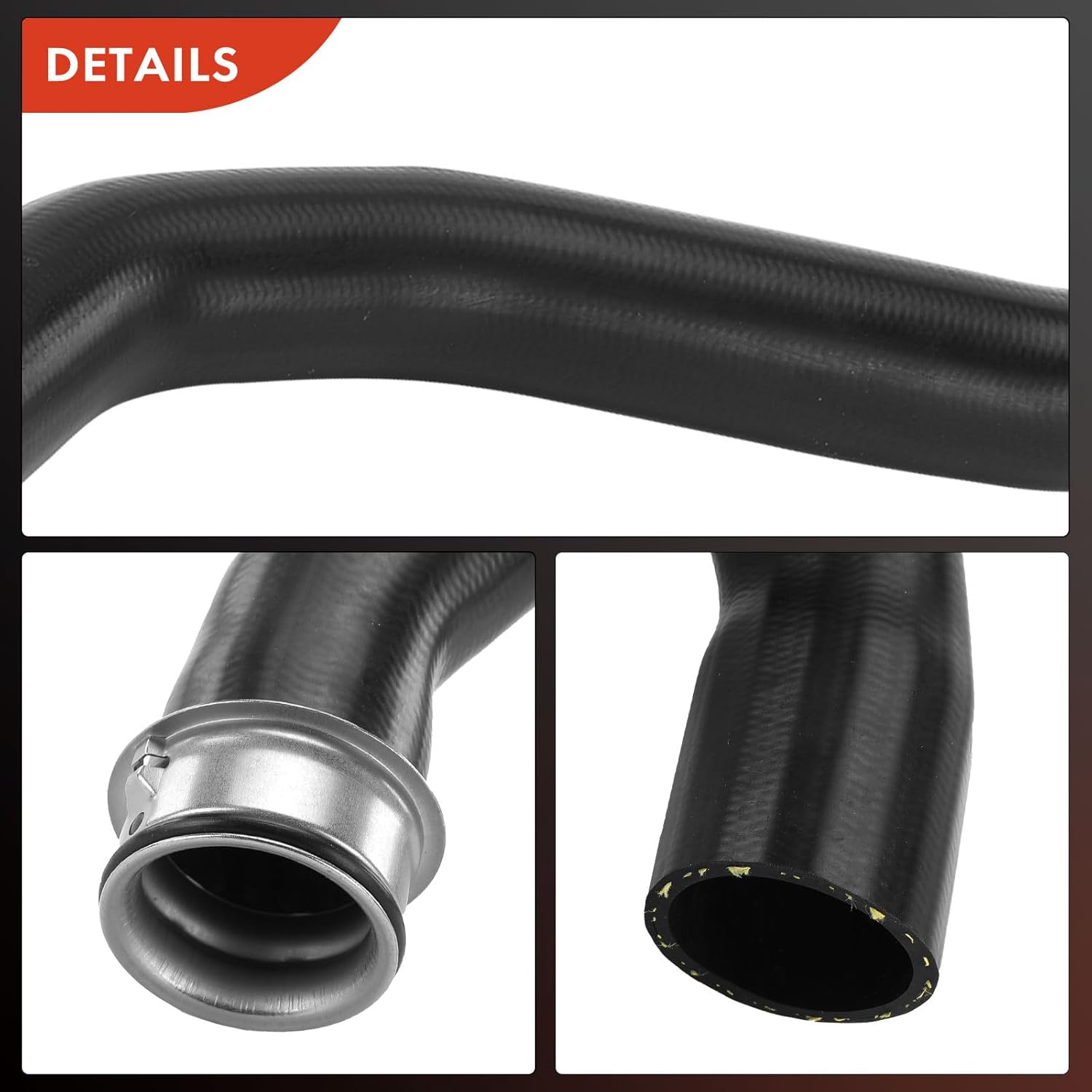 A-Premium Upper Radiator Coolant Hose Compatible with Mercedes-Benz W164 Series ML350 2006-2011, 3.5L