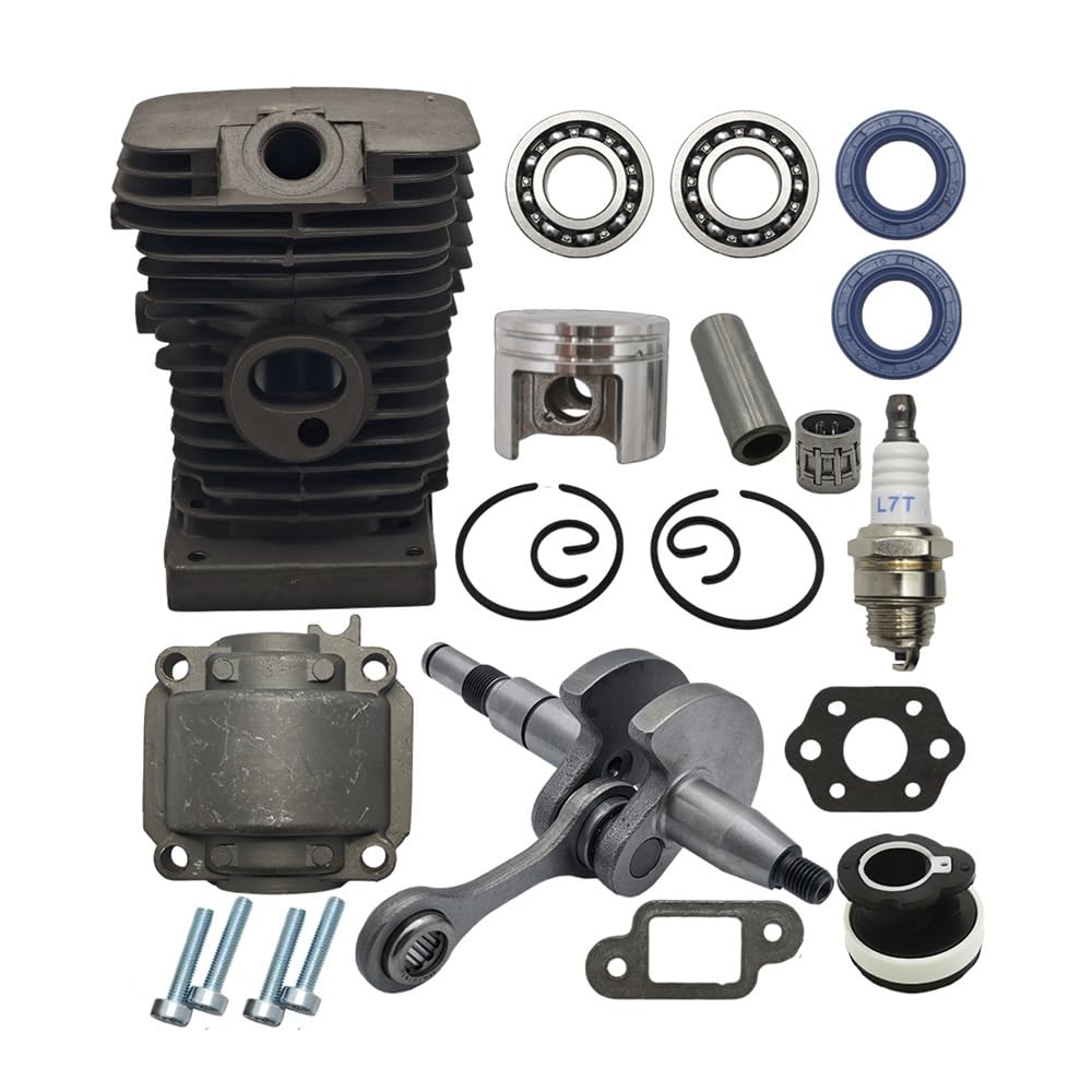 Kit moteur avec cylindre piston vilebrequin de 38 mm pour tronçonneuse de type MS180 MS170 018 017