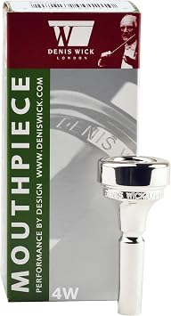 Denis Wick DW5881-4W Silver-Plated Cornet Mouthpiece