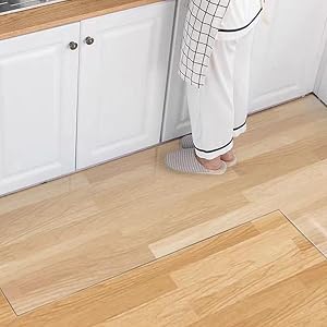 Office Chair Mat for Carpeted Floor 0 04 PVC Floor Mat Plastic Chair Mat Carpet Protector Non-Slip Waterproof