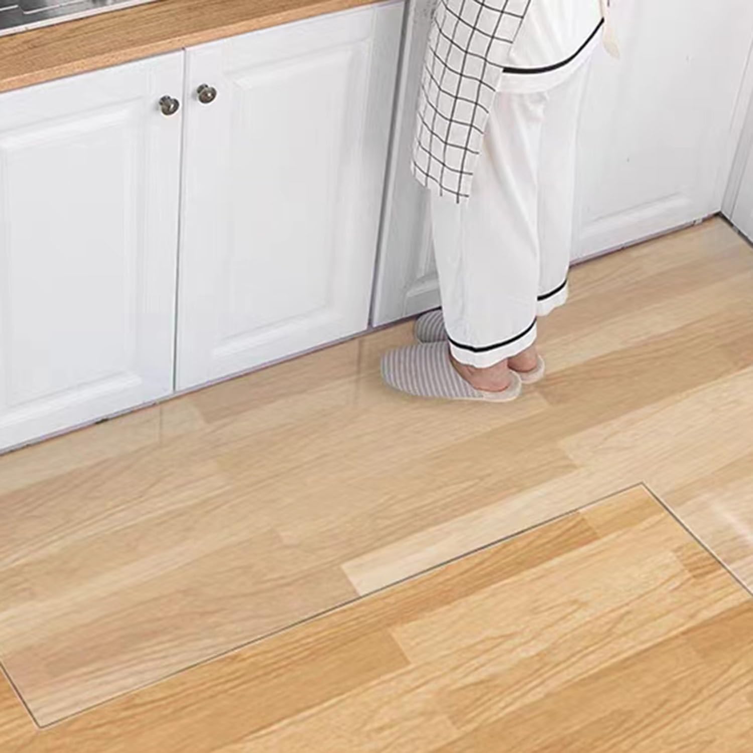 Office Chair Mat for Carpeted Floor 0 04 PVC Floor Mat Plastic Chair Mat Carpet Protector Non-Slip Waterproof