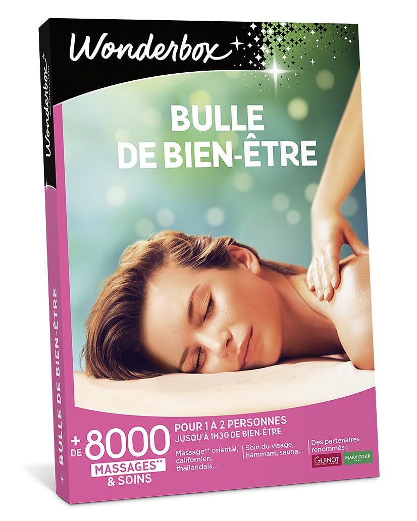 Wonderbox - Bulle De Bien-​être - Coffret Cadeau - Idée Cadeau Relaxation