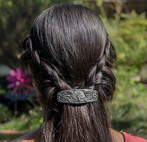 World Tree Hair Clip, Hand Crafted Metal Barrette Made In The Usa With A Medium 70Mm Clip By Oberon Design #TOP5