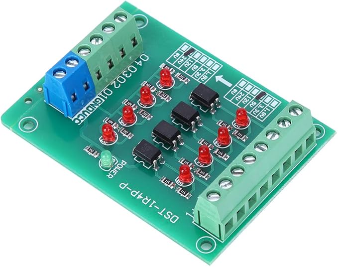 PLC Module, DST‑1R8P‑N Small Conversion Optocoupler Isolation Board for Signal