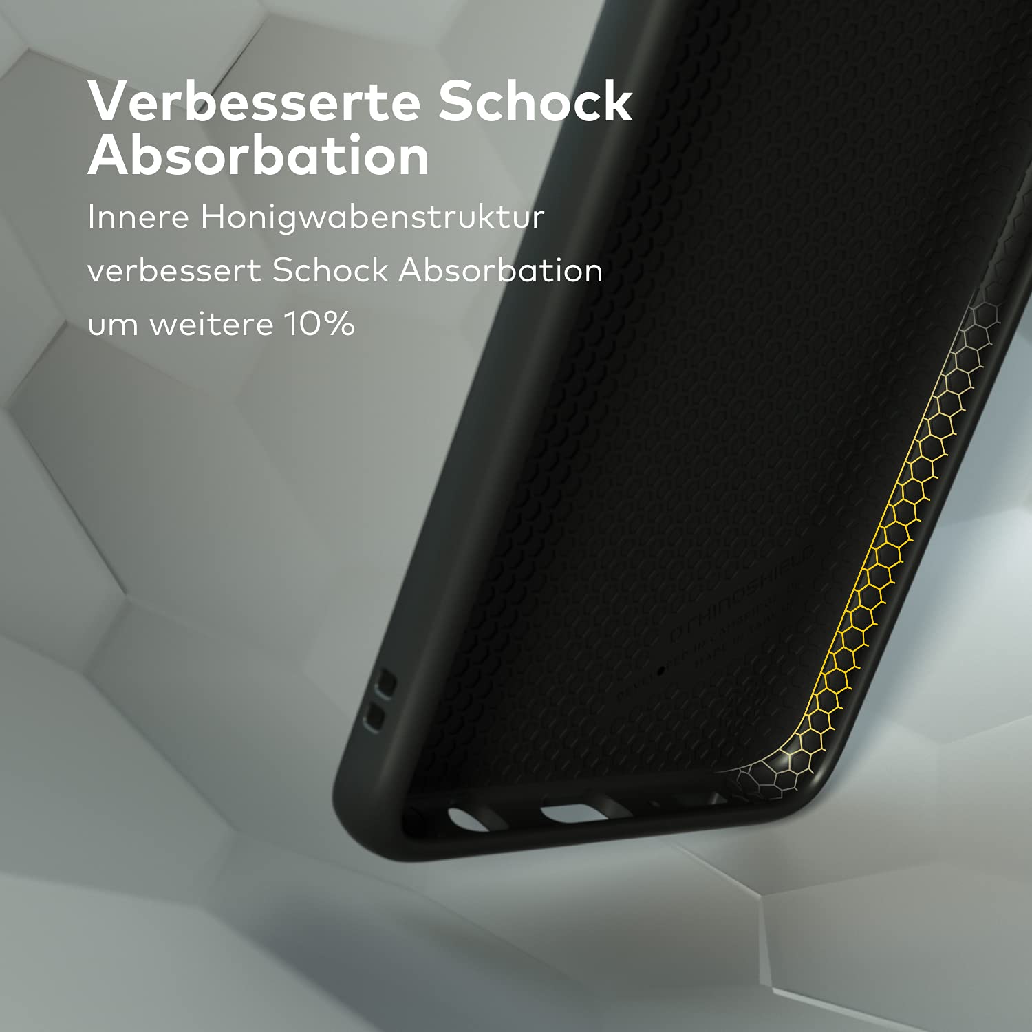 RhinoShield Handyhülle Für Samsung Galaxy A55 – Schlank, Stoßfest Mit 3,5 M Fallschutz, Mattes Schwarz