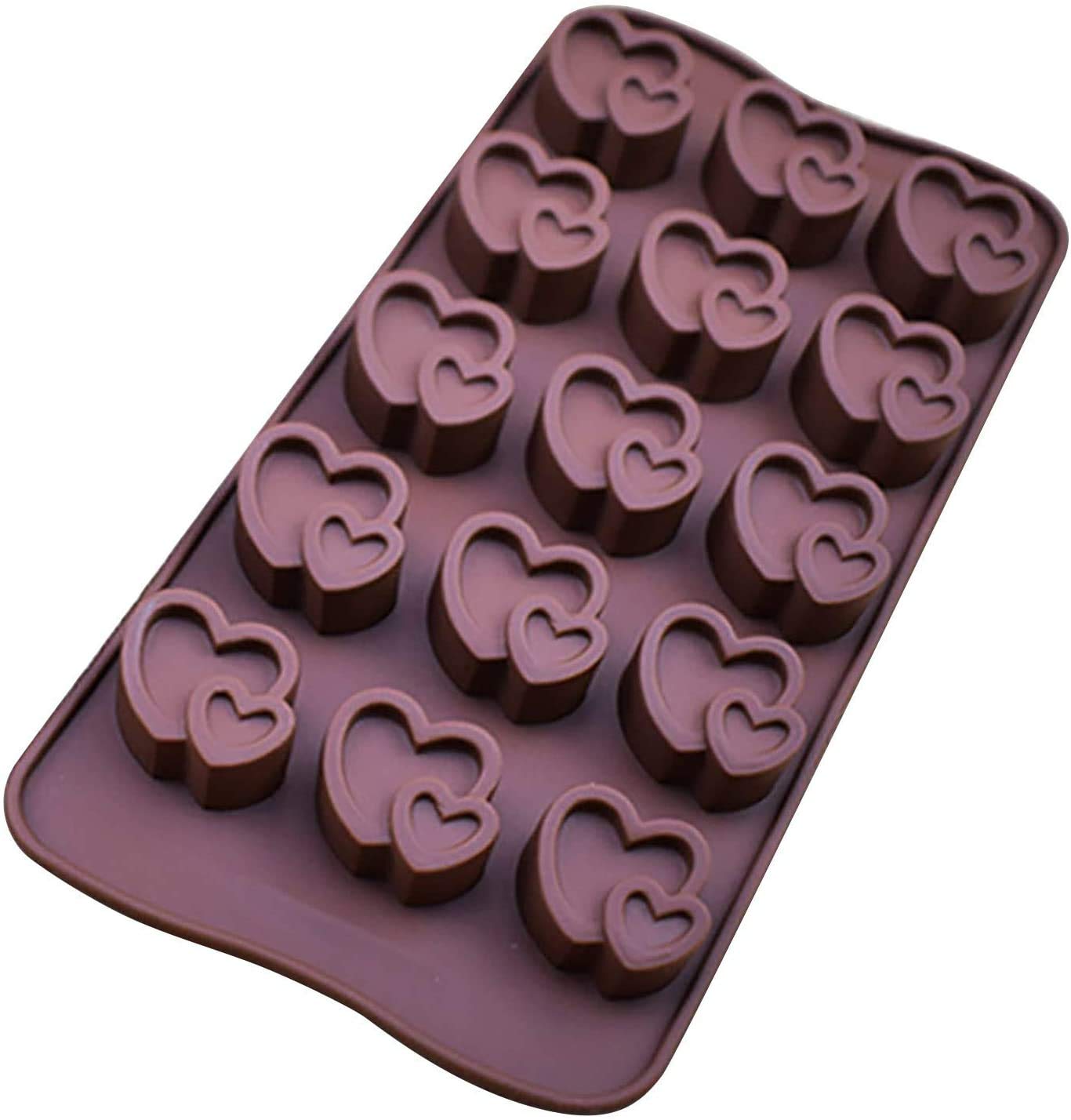 RKPM HOMES Silicone Chocolate Mold Candy Mold Jelly Ice Cube Tray Muffin Sugar Craft Fondant Mold Mould Cake Decorating Tools (12 Cavity Chocolate Mold) — Amazon image 9