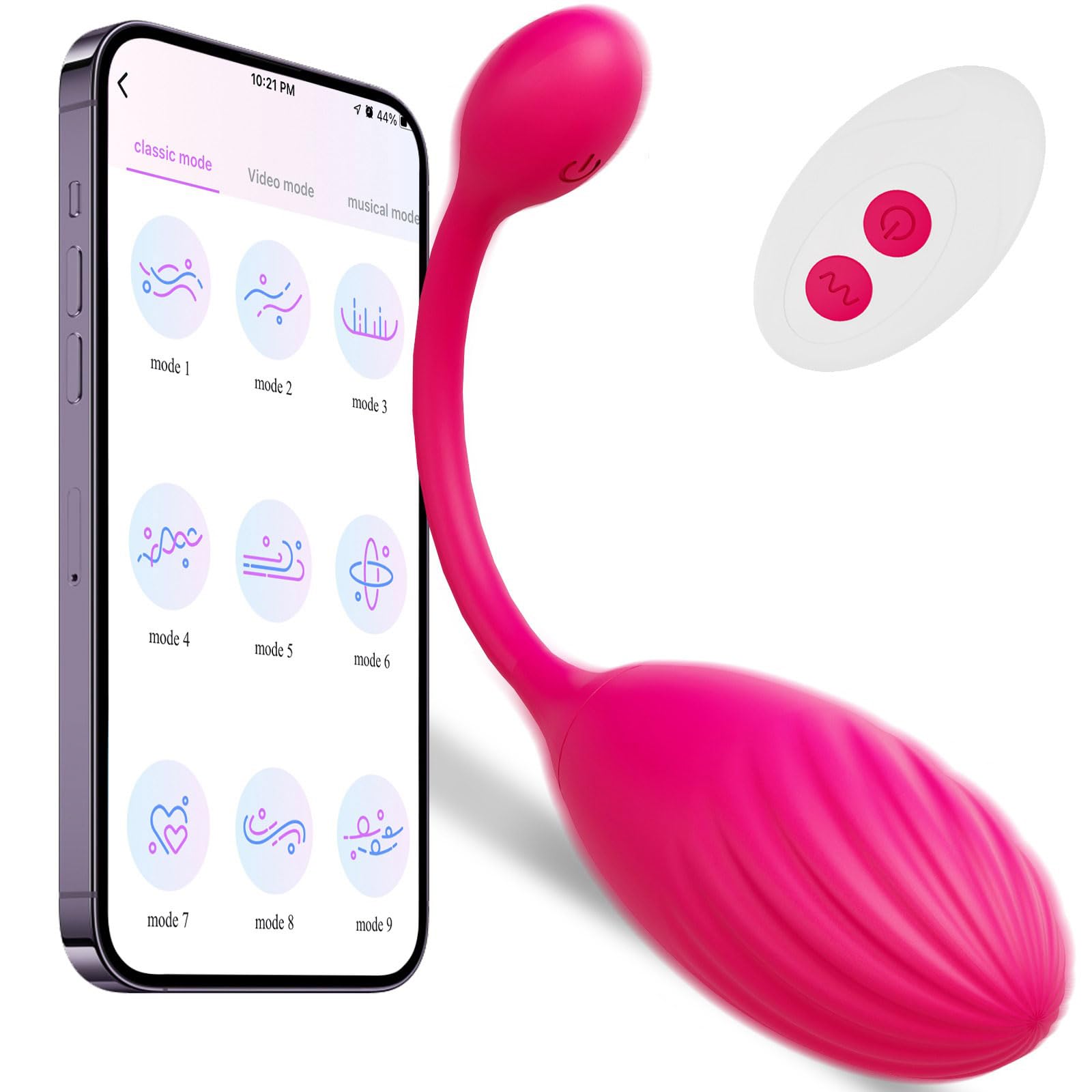 Sex Toy Vibrator Adult Toys Remote Control Vibrator with Phone Control,  Couples Sex Toys4couples Men & Women Female Sex Toys, App Controlled Long  Distance Vibrator Panty G Spot Vibrator Love Egg :