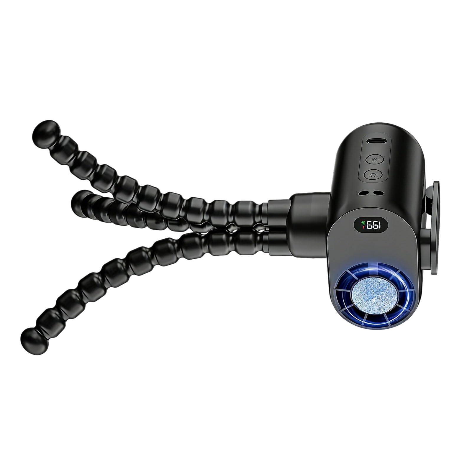 Jazuaiao Noise Small Fan with Sturdy Tripod Base Provides Comfortable Air for Infants During Travel or Rest Time Adjustable Corner Fan