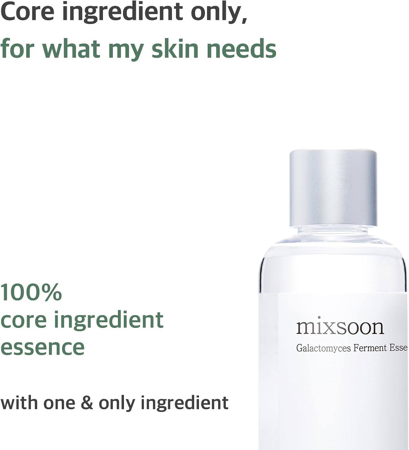 mixsoon Galactomyces Ferment Essence - Deep Moisture, Tone Clarifying Essence to Smooth Skin for Dull, Uneven Skin - Korean Skincare for Glass Skin - Vegan (3.38 fl.oz / 100ml) - Image 5