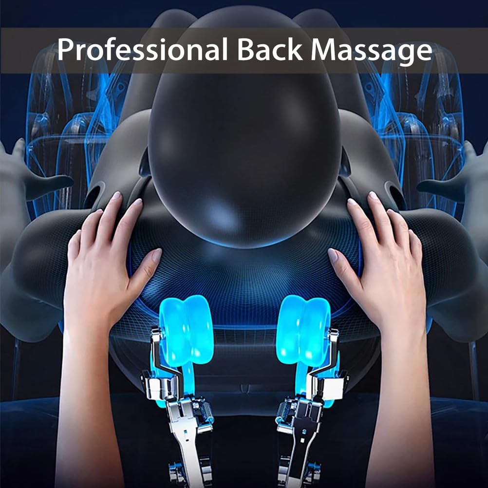 Professionelle Salon-Kopf-Spa-Ausstattung: Shampoo-Liege mit Ganzkörpermassage, Wasserfall und Lichtstreifen.
