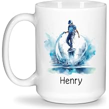 Customized Flyboarding Sport Tea Mug Gift For Sport Lover - Personalized Name Flyboarding Travel Mug - Sport Cup - Novelty Flyboarding Coffee Cup - Flyboarding Sport Gift For Men