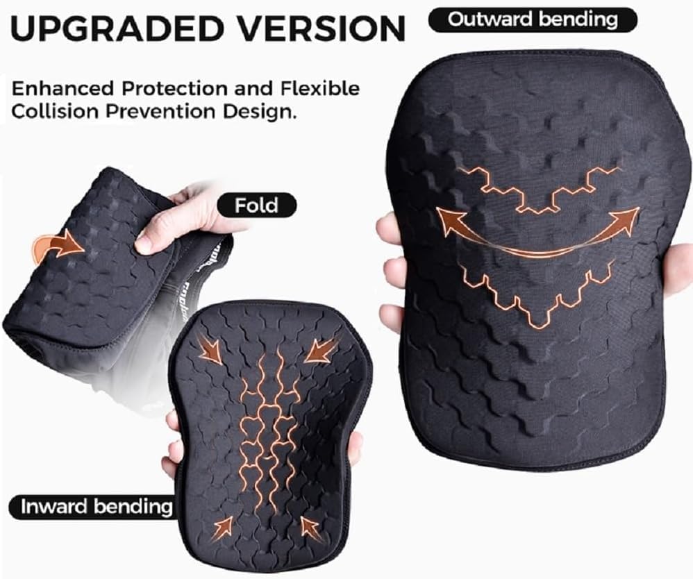 COOLOMG Men Basketball Leggings with Knee Pads 3/4 Padded Compression Pants Athletic Tights - Image 5