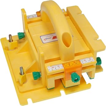 MICROJIG GRR-Ripper Pro 3D Pressure Block for Safety Precision and Control 3D Power System Ideal for Router Table Saw and More Includes SafeRip Kit GR-200Pro Yellow