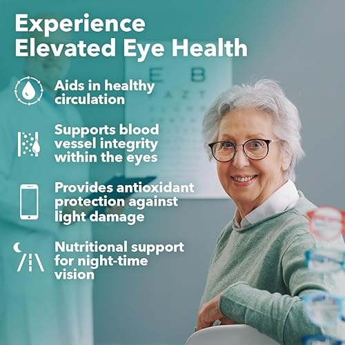 Miniatura 2 de LifeSeasons Visibili-T - Suplemento Visión - Soporta la vista los ojos secos la visibilidad nocturna y los flotadores de los ojos - Contiene