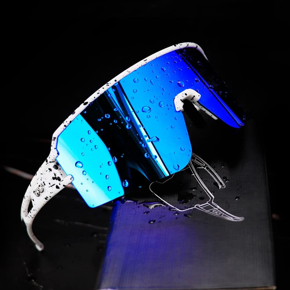 SPOSUNE Polarized Cycling Glasses for Men Women, UV400 Protection Sports Sunglasses for Baseball Running Fishing Riding - Image 2