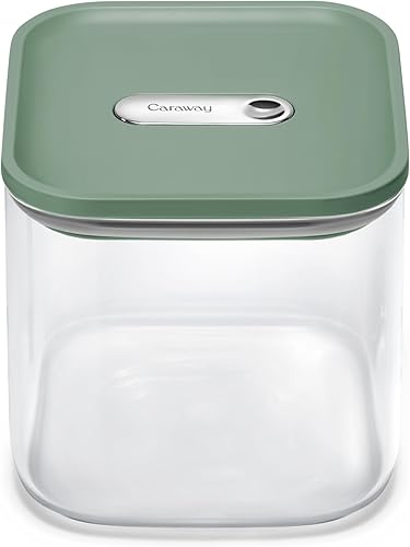 Miniatura 24 de Caraway 1 qt de vidrio Contenedor hermético de almacenamiento de alimentos con tapa – Contenedor de almacenamiento de cocina sin tóxicos, sin BPA –