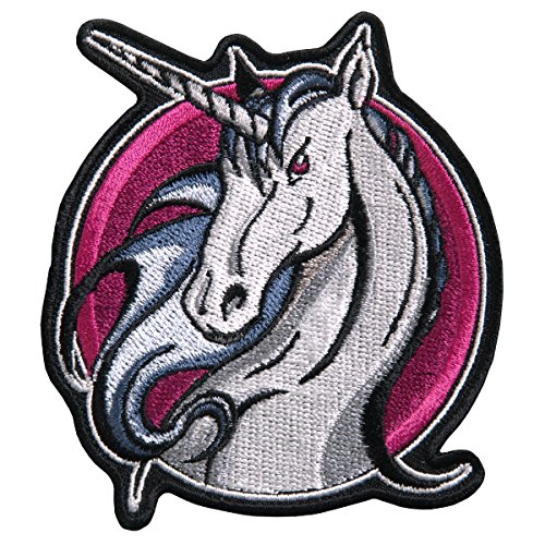 Unicorn, Iron-On/Saw-On High Thread Rayon Patch - 3.5 Unicorn, Iron-On/Saw-On High Thread Rayon Patch - 3.5