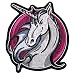 Hot Leathers, UNICORN, Iron-On / Saw-On High Thread Rayon PATCH - 3.5" x 3.5", Exceptional Quality