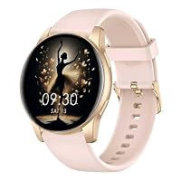 AcclaFit Smartwatch Uomo Donna con Chiamate Bluetooth, Orologio Fitness Rotondo da 1,38"
