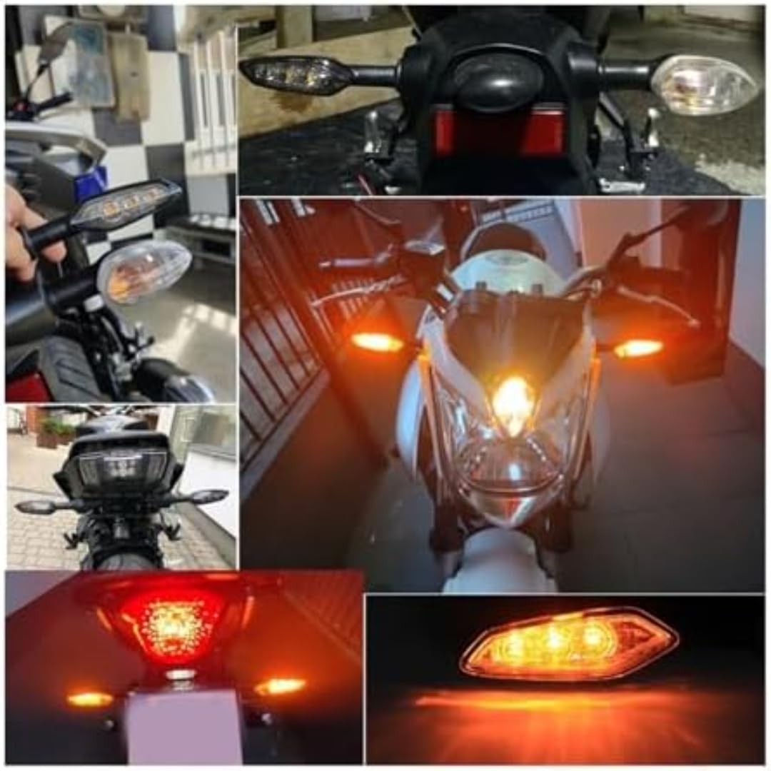 Generic Mini uniwersalne wskaźniki Dla Yamaha YZF R15 V2 2011-2016 Lampa kierunkowskazu LED do motocykla Fz07 Fj09 XSR900 Lampa kierunkowskazu