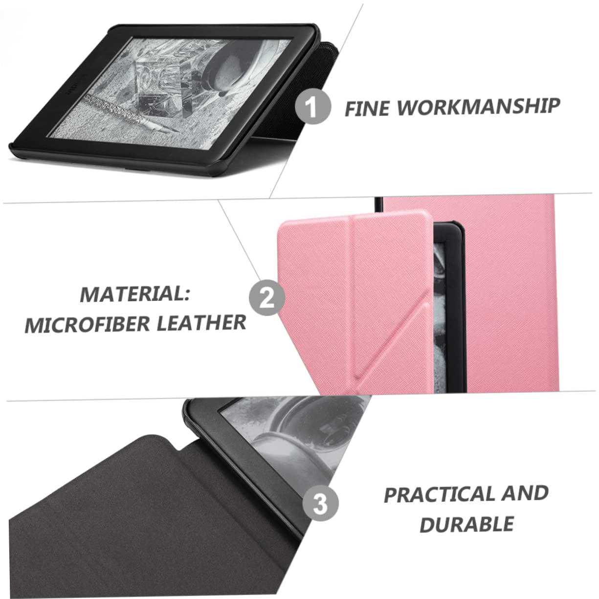 UPKOCH 3pezzi Copertura Protettiva Per-book ª Generazione Design Con Funzione Auto Attivazione e Supporto Custodia Materiale Di Qualità Per Protezione Ottimale Facile Accesso Porte e