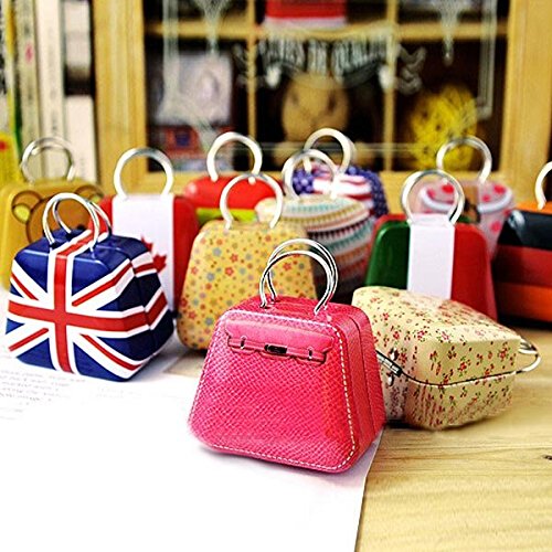 Bluelover Mini Petit Coin Tin Box Purse Bijoux De Cas Thé Boîte De Rangement Pennant