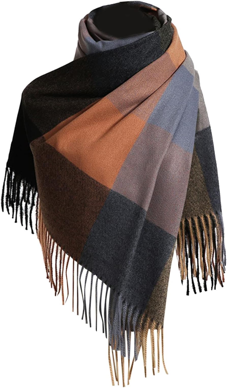 Satin Scarf Hair Women Fall Winter Scarf Classic Scarf Warm Soft Large Blanket Wrap Shawl Scarves Mens Shawl Scarf Plain Silk Scarves Dyeing Gifts For Women Christmas