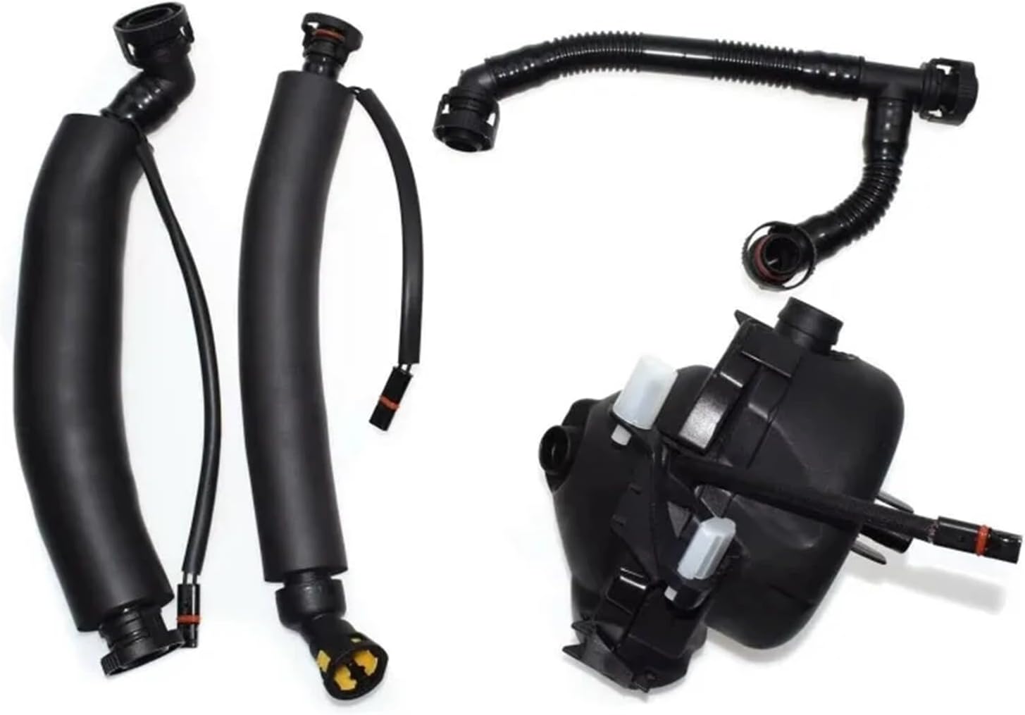 11157522931 11157527570 11617531423 11617522933 Crankcase Breathing Oil Separator Valve + Hose Kit Compatible With BMW E86 E90 E91