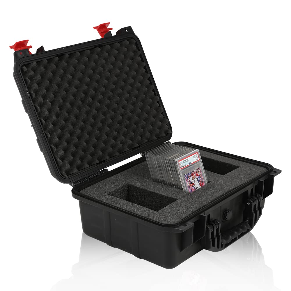 Amazon.com: GRAND ORANGE 150 Graded Card Storage Box Hold Sports Trading  Cards, Hold 75 Graded or 250 ungraded Red and Black : Toys & Games